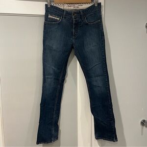 Vans Dark Blue Bootcut Jeans for Men